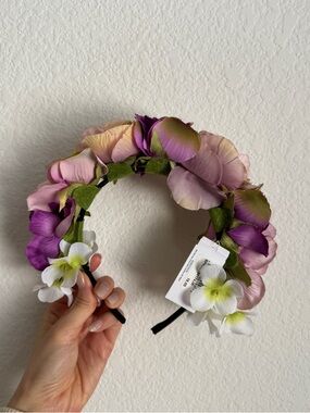 Nordstrom Purple, Pink & White Floral Headband